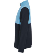 Finden + Hales Kids 1/4 Zip Tracksuit Top | Navy/Sky blue thumbnail 4