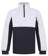 Finden + Hales Kids 1/4 Zip Tracksuit Top | Navy/White thumbnail 1
