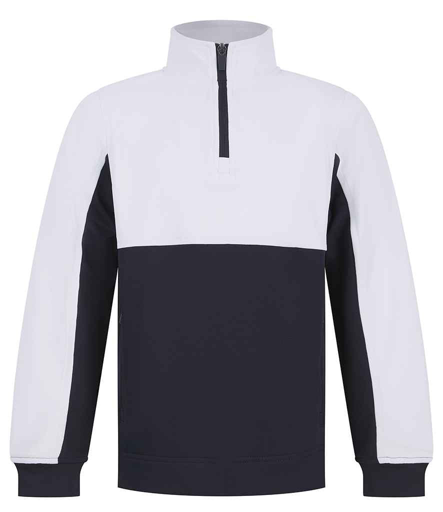 Finden + Hales Kids 1/4 Zip Tracksuit Top | Navy/White