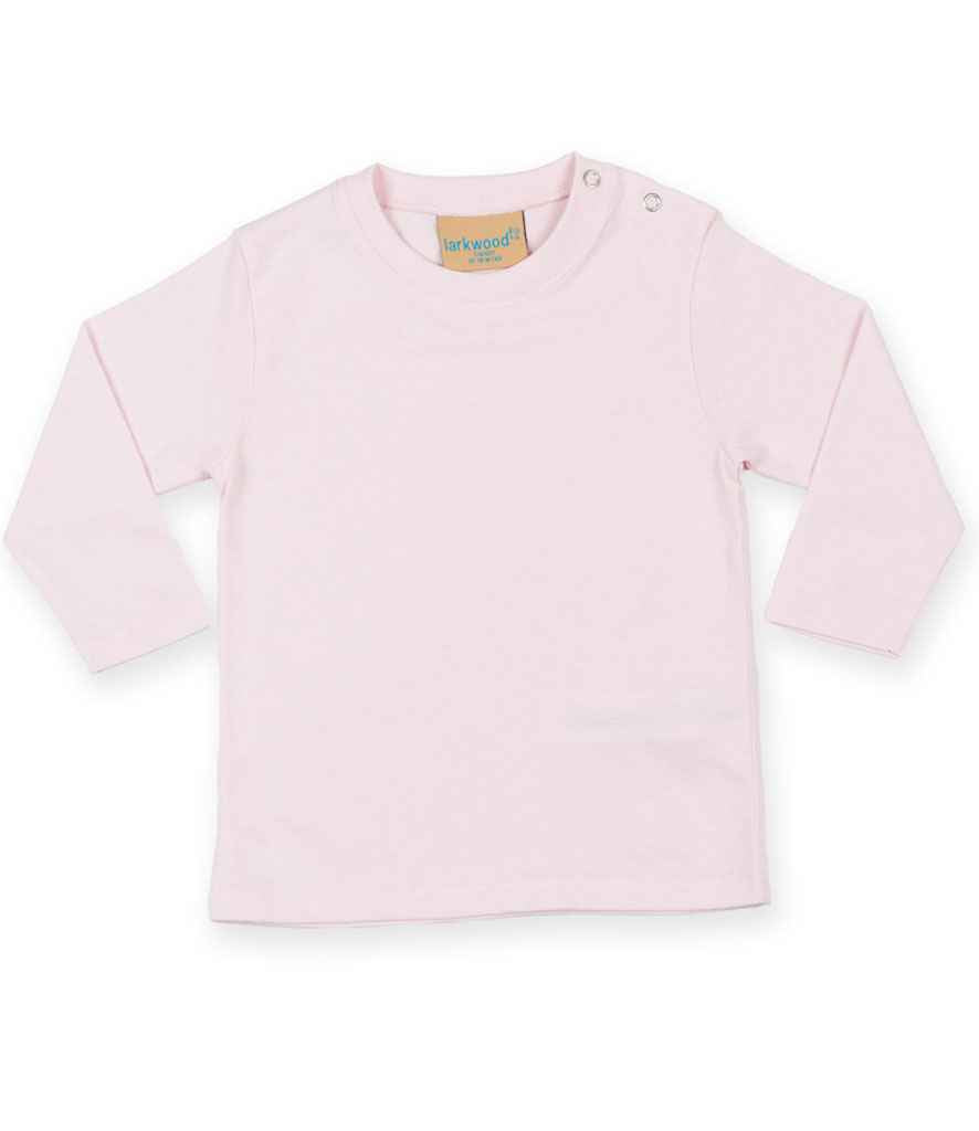 Larkwood Baby/Toddler Long Sleeve T-Shirt | Pale Pink