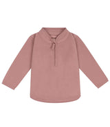 Larkwood Kids 1/2 Zip Lightweight Fleece | Soft Pink thumbnail 3