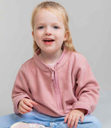 Larkwood Kids 1/2 Zip Lightweight Fleece | Soft Pink thumbnail 2