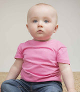 Larkwood Baby/Toddler Organic T-Shirt | Bright Pink thumbnail 1