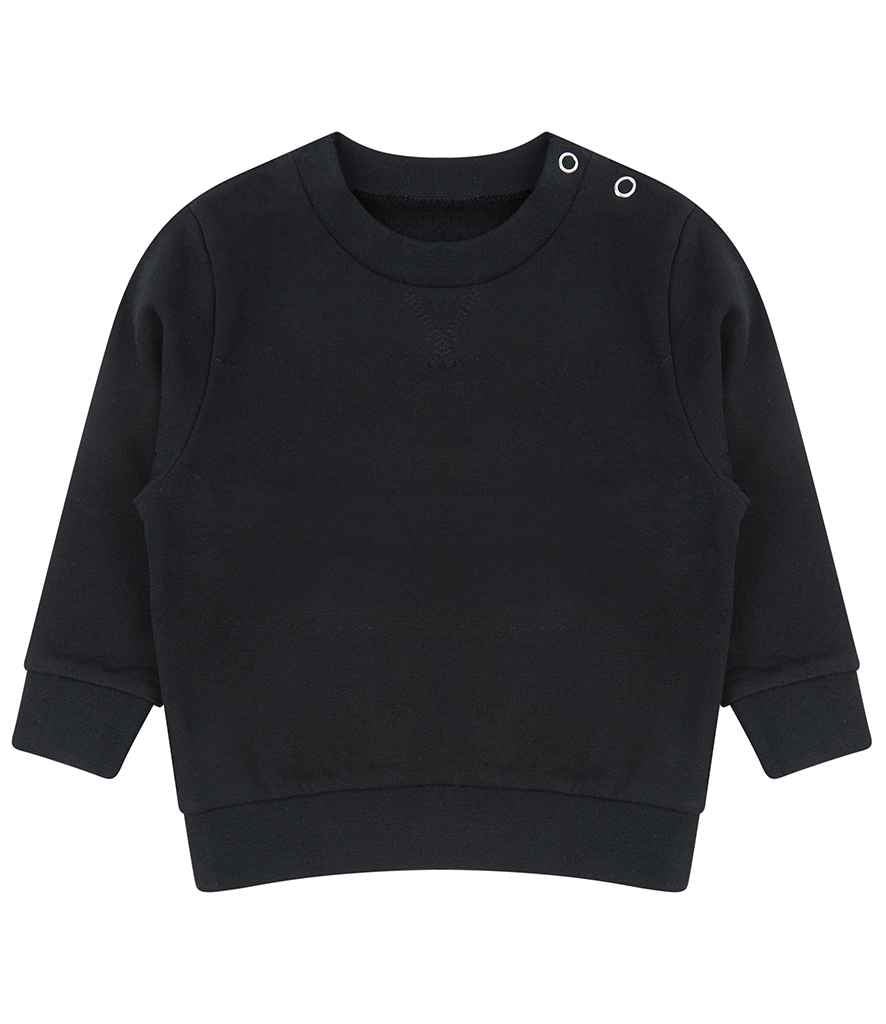 Larkwood Kids Sustainable Sweatshirt | Black