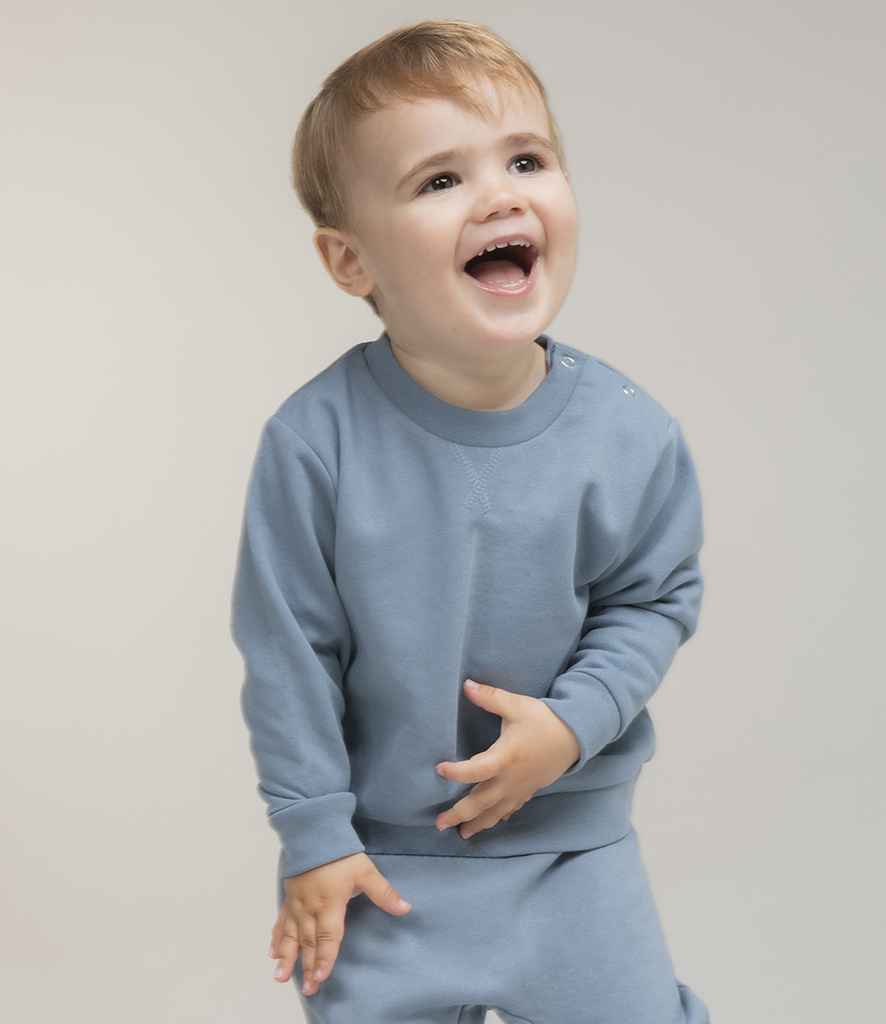 Larkwood Kids Sustainable Sweatshirt | Stone Blue
