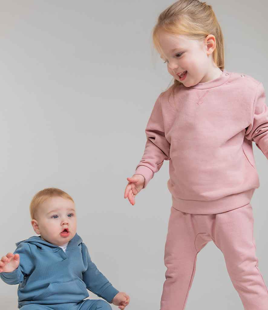 Larkwood Kids Sustainable Sweatshirt | Soft Pink