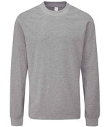 Mantis Unisex Essential Heavy Long Sleeve T-Shirt | Heather Marl thumbnail 1