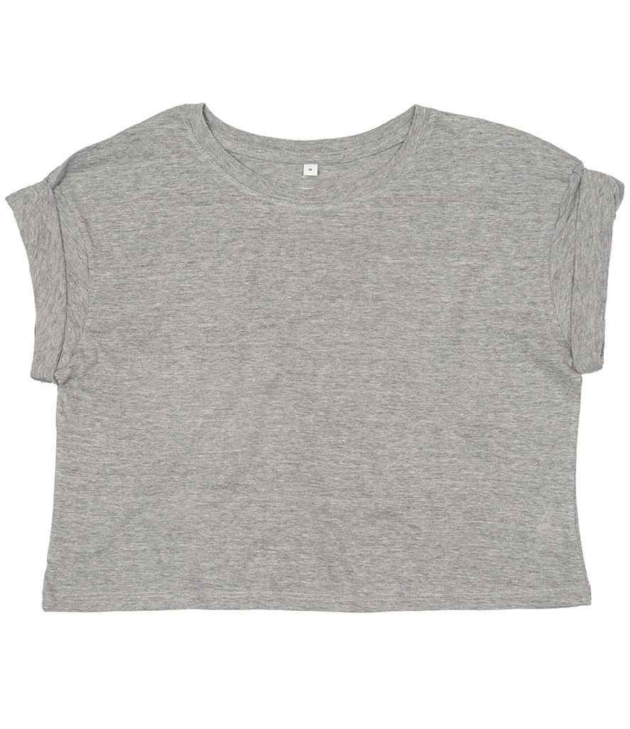 Mantis Ladies Organic Cropped T-Shirt | Heather Marl