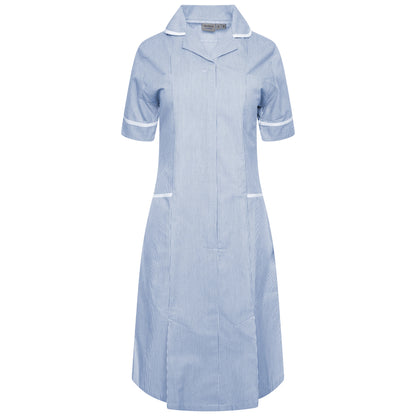 Ladies Dress with Round Collar