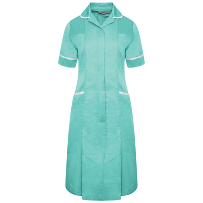 Ladies Dress with Round Collar