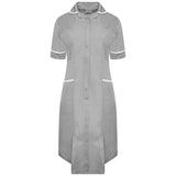 Ladies Dress with Round Collar thumbnail 6