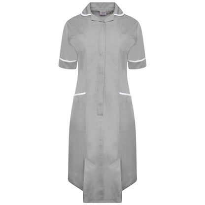 Ladies Dress with Round Collar
