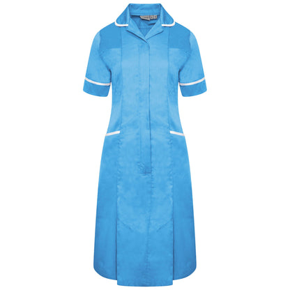 Ladies Dress with Round Collar