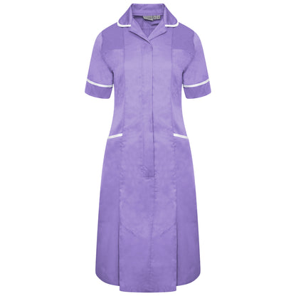 Ladies Dress with Round Collar
