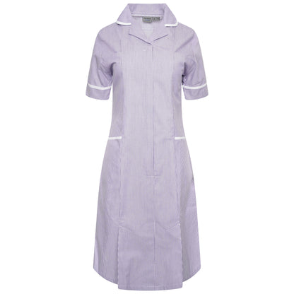 Ladies Dress with Round Collar