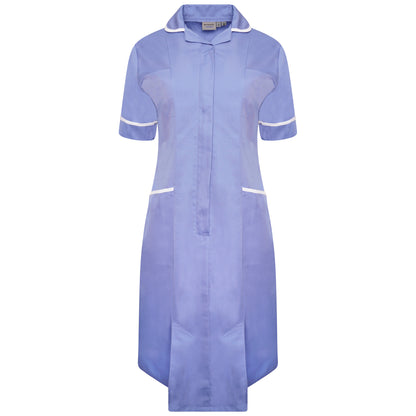 Ladies Dress with Round Collar