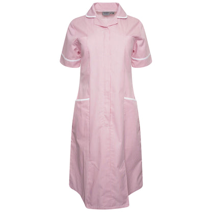 Ladies Dress with Round Collar