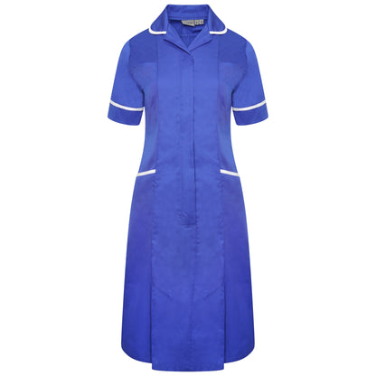 Ladies Dress with Round Collar