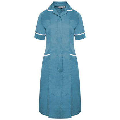 Ladies Dress with Round Collar