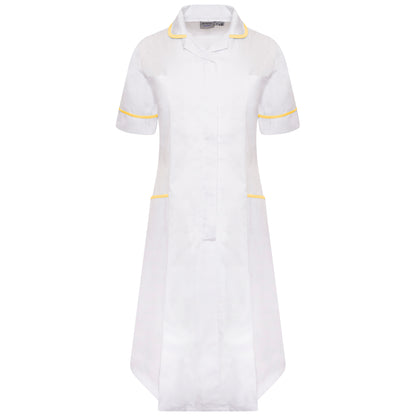 Ladies Dress with Round Collar