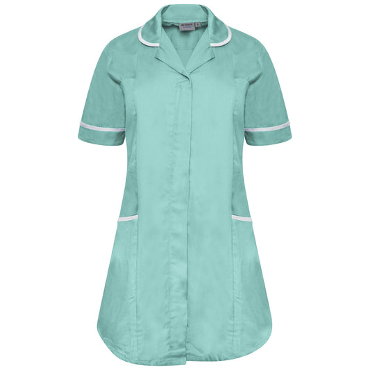 Ladies Materity Tunic - Eau de Nil/White Trim - 26