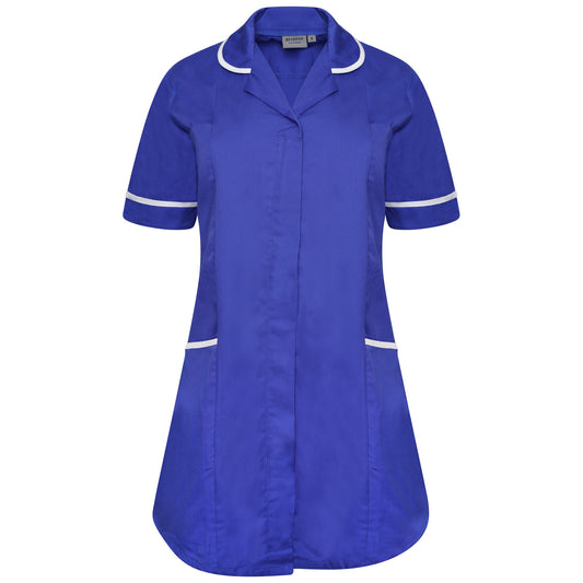 Ladies Materity Tunic - Royal/White Trim - 12