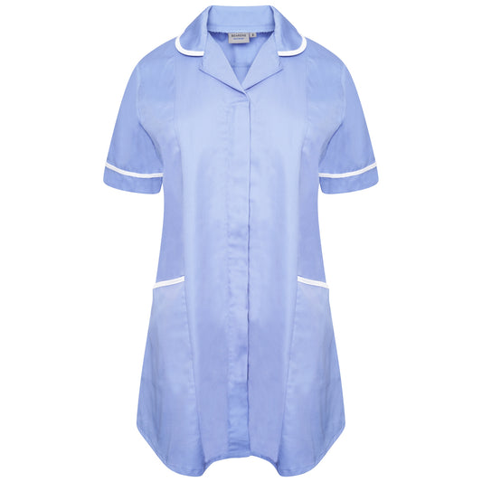 Ladies Materity Tunic - Sky/White Trim - 22