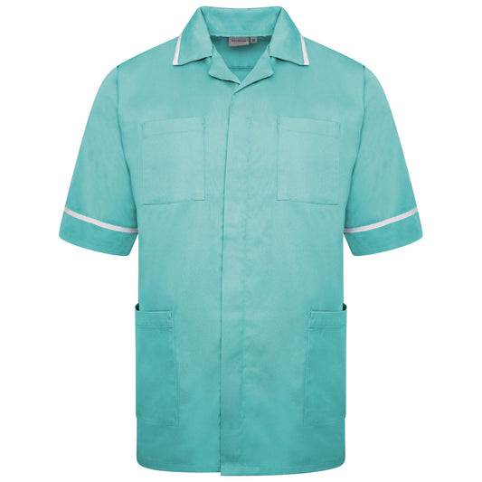 Male Tunic - Eau de Nil/White Trim - 48