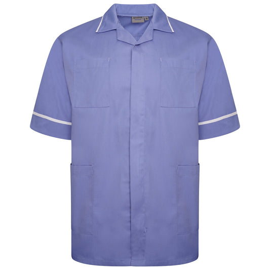 Male Tunic - Metro Blue/White Trim - 50