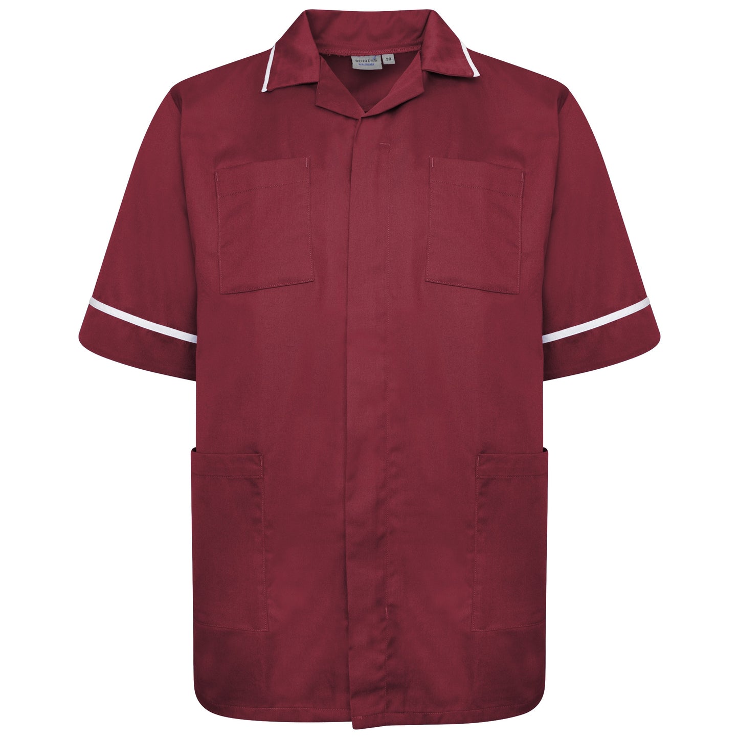 Male Tunic - Maroon/White Trim - 54