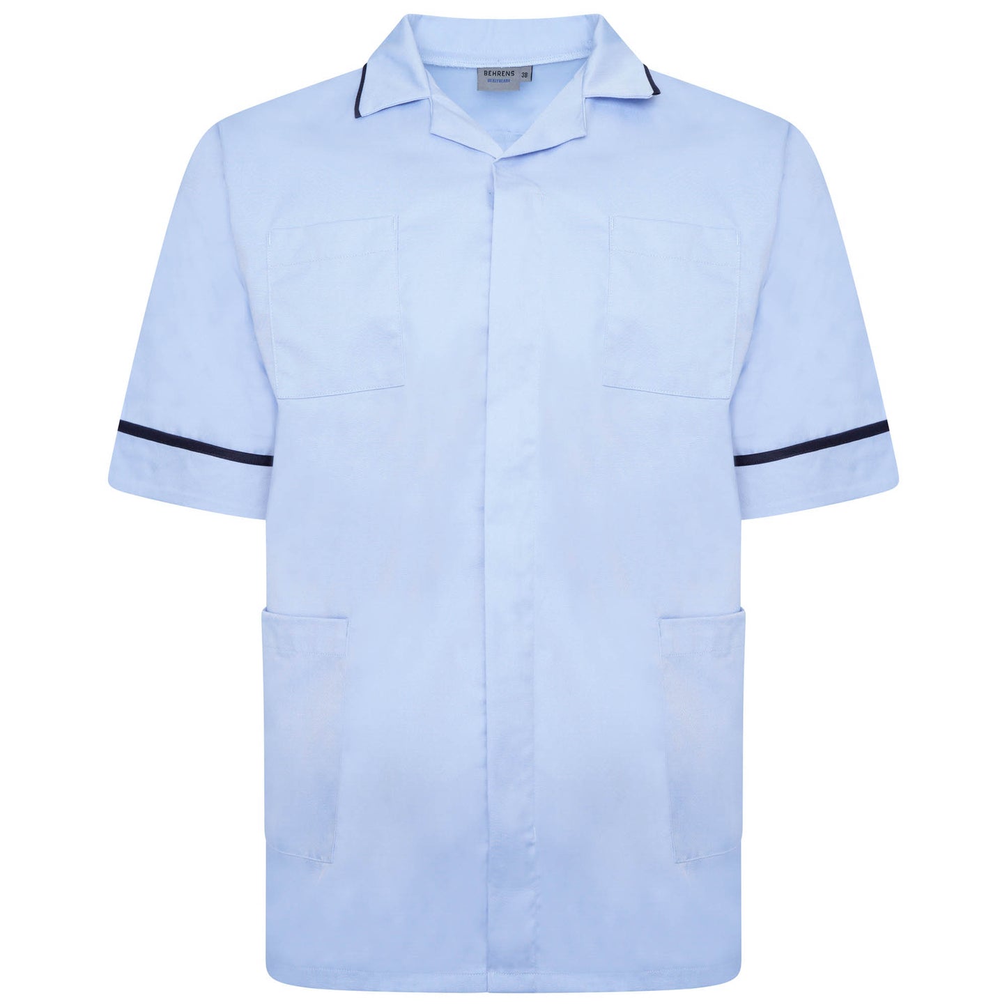 Male Tunic - Sky/Navy Trim - 52