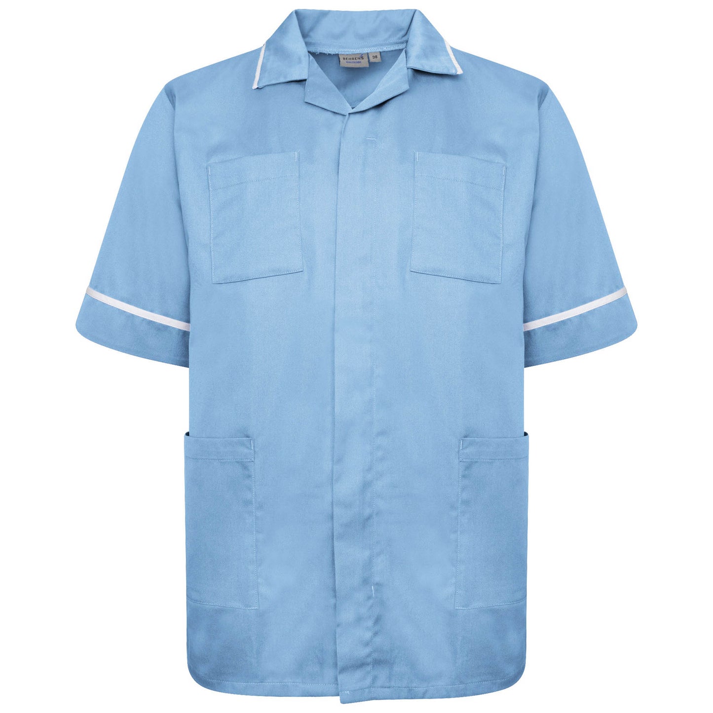 Male Tunic - Sky/White Trim - 48