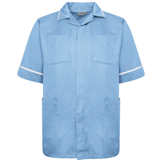Male Tunic - Sky/White Trim - 48