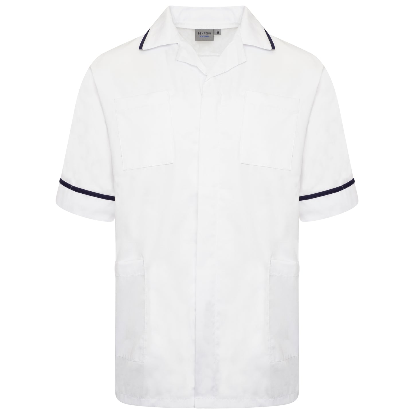 Male Tunic - White/Navy Trim - 50