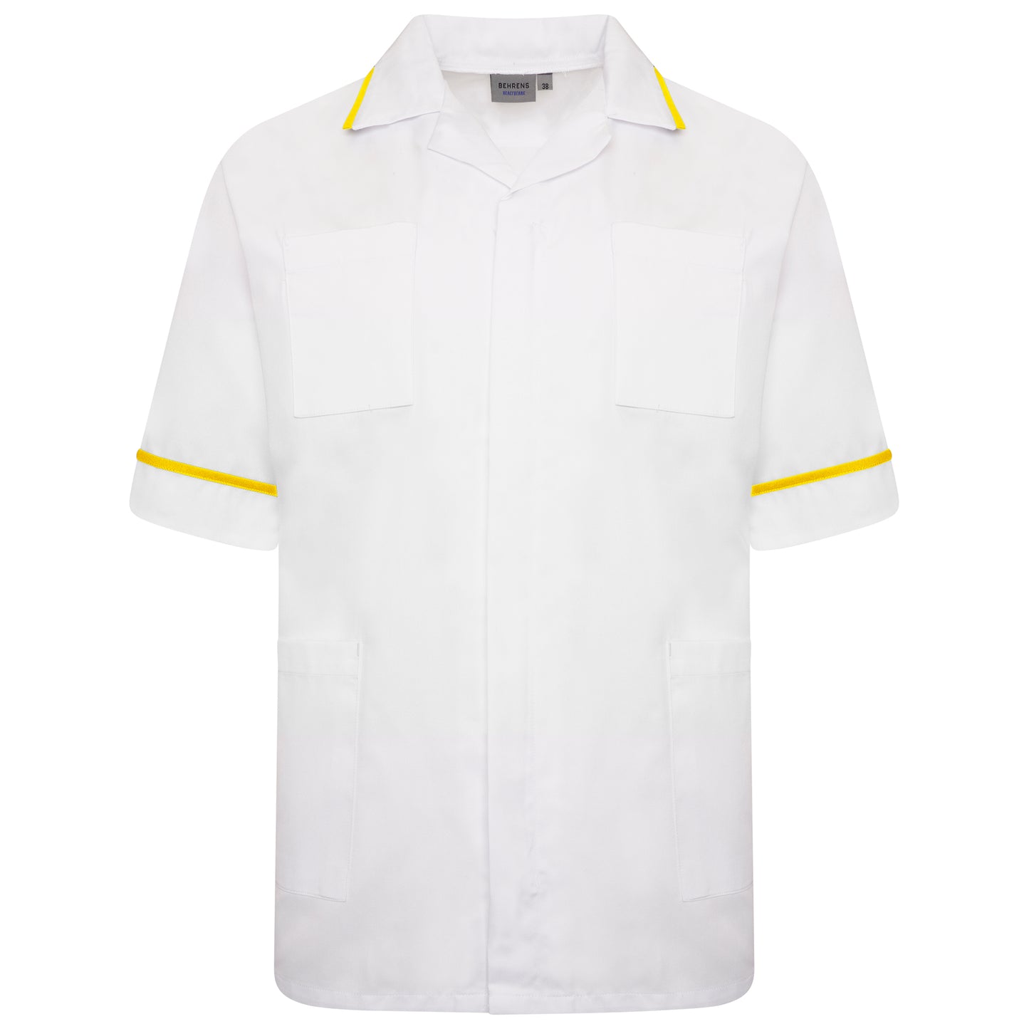 Male Tunic - White/Yellow Trim - 48