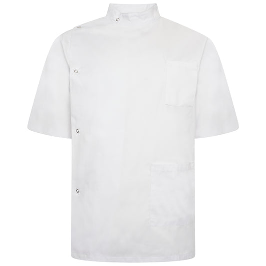 Male Dental Tunic with Epaulette Loops - White - 54