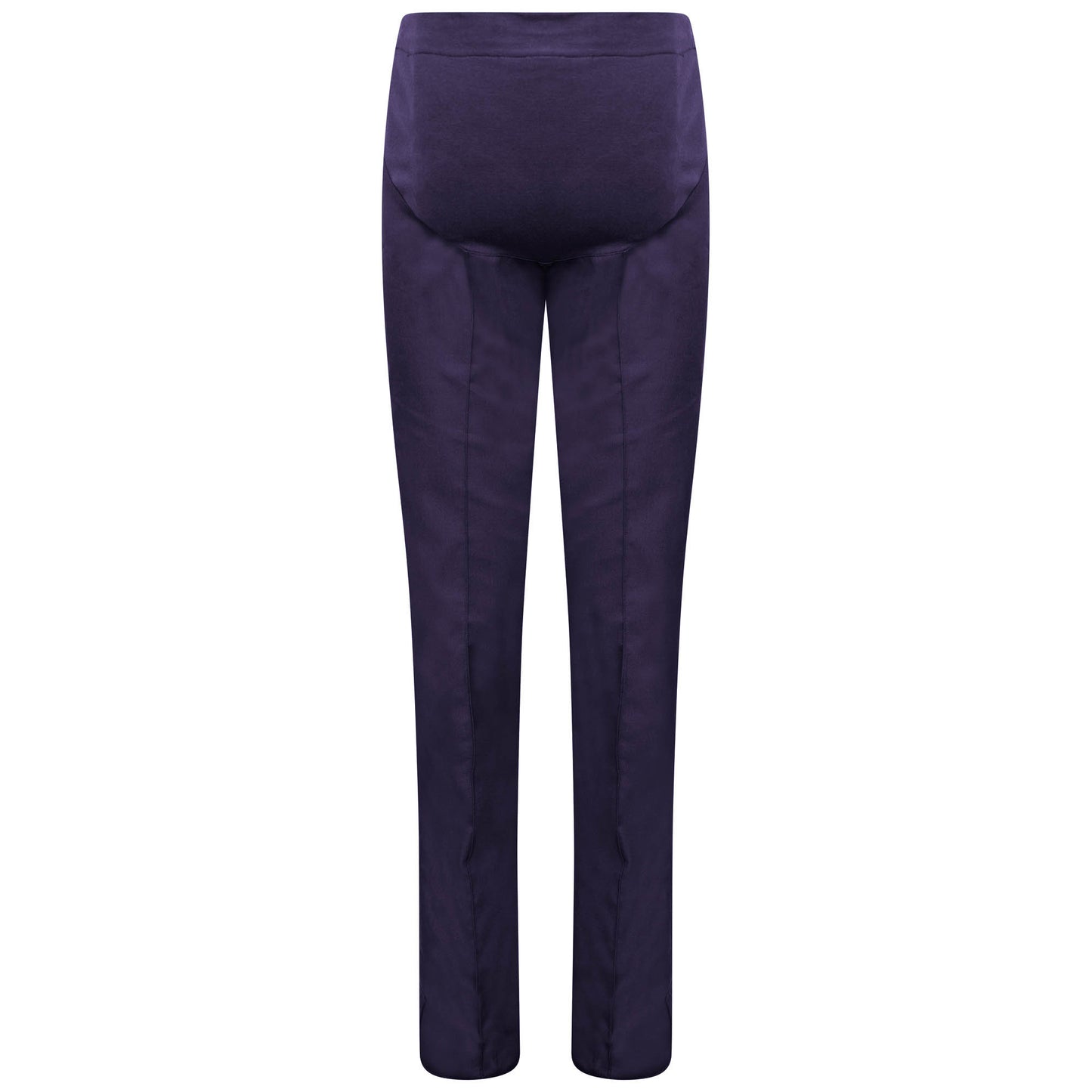 Maternity Trousers - Navy - 8 - Unhemmed