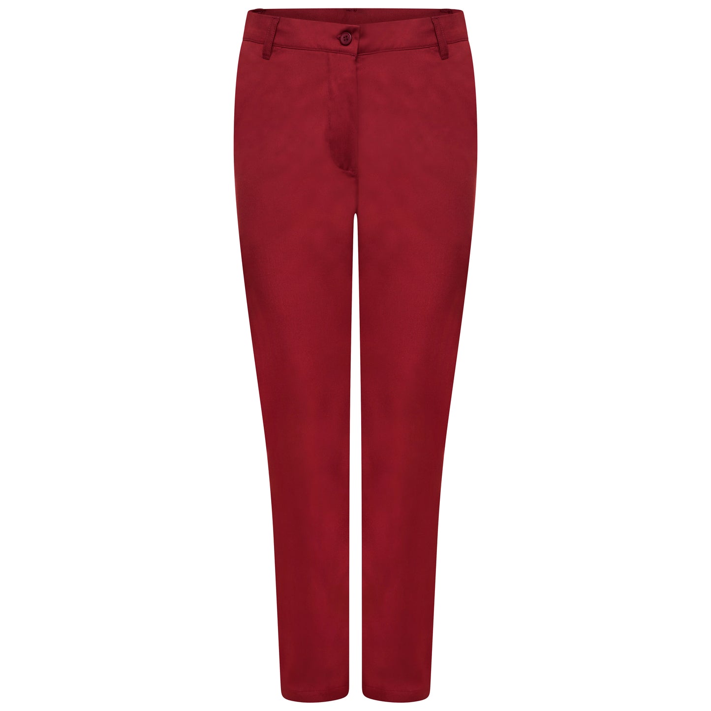 Ladies Trousers - Maroon - 26 - Unhemmed