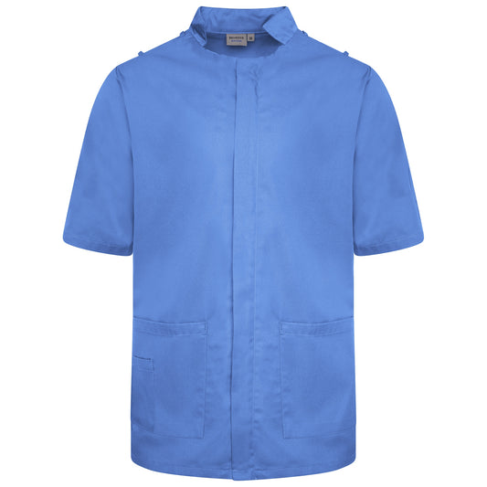 Male Mandarin Tunic - Hospital Blue - 34