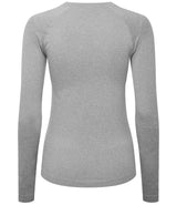 Onna by Premier Ladies Unstoppable Fresh Underscrub Base Layer | Heather Grey thumbnail 2