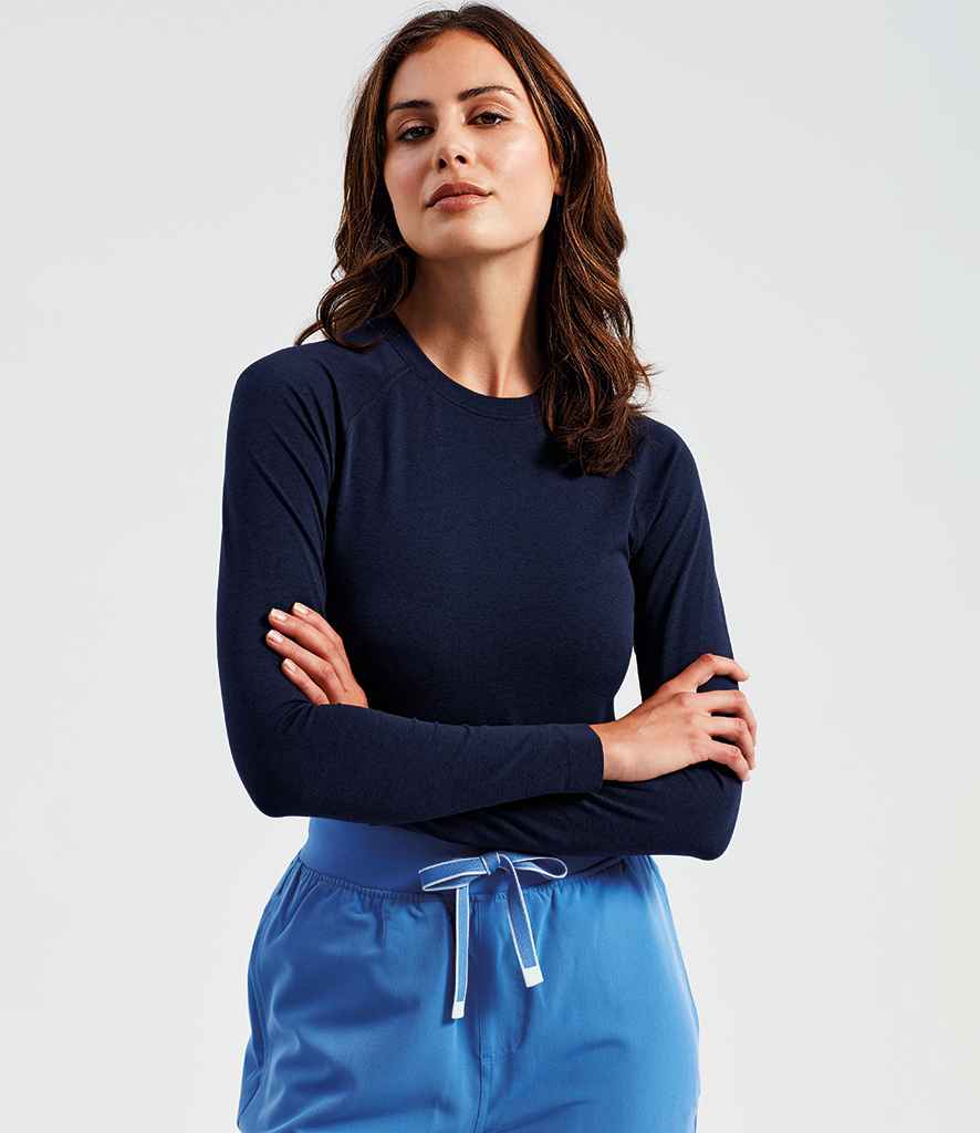 Onna by Premier Ladies Unstoppable Fresh Underscrub Base Layer | Heather Navy