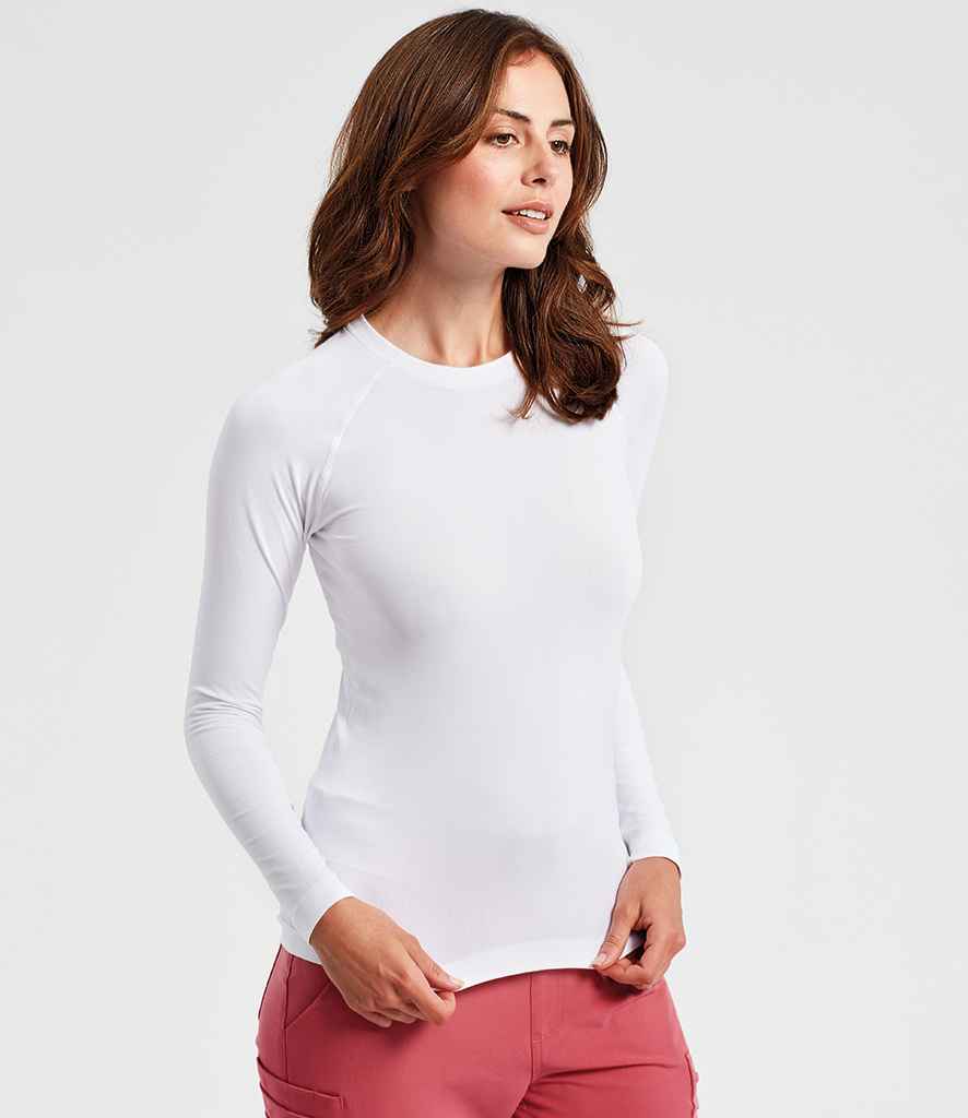 Onna by Premier Ladies Unstoppable Fresh Underscrub Base Layer | White
