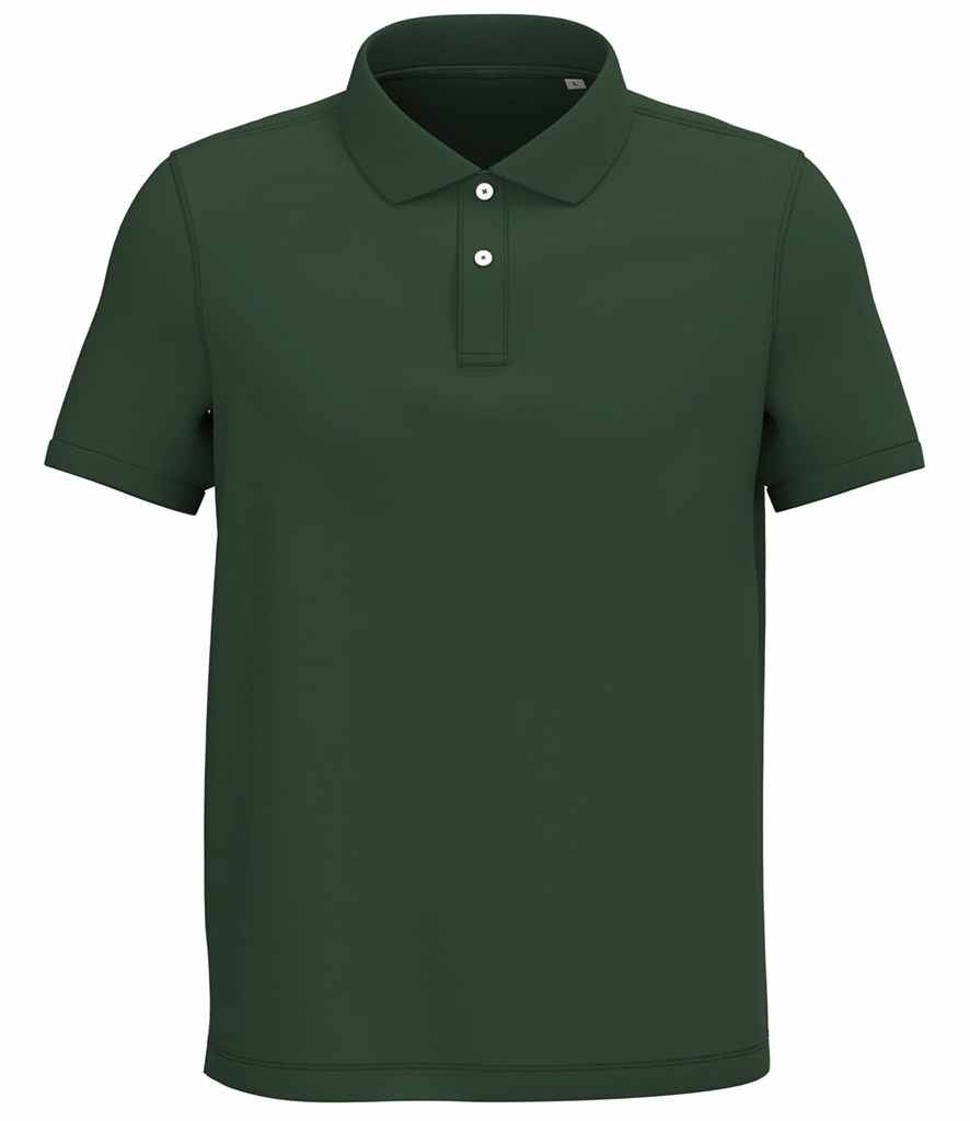 Native Spirit Piqué Polo Shirt | Forest Green