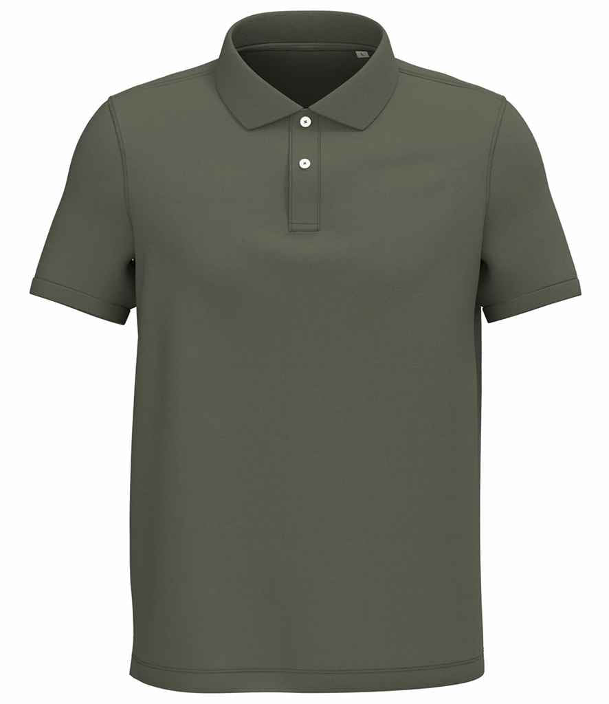Native Spirit Piqué Polo Shirt | Organic Khaki