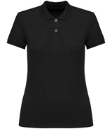 Native Spirit Ladies Piqué Polo Shirt | Black thumbnail 1