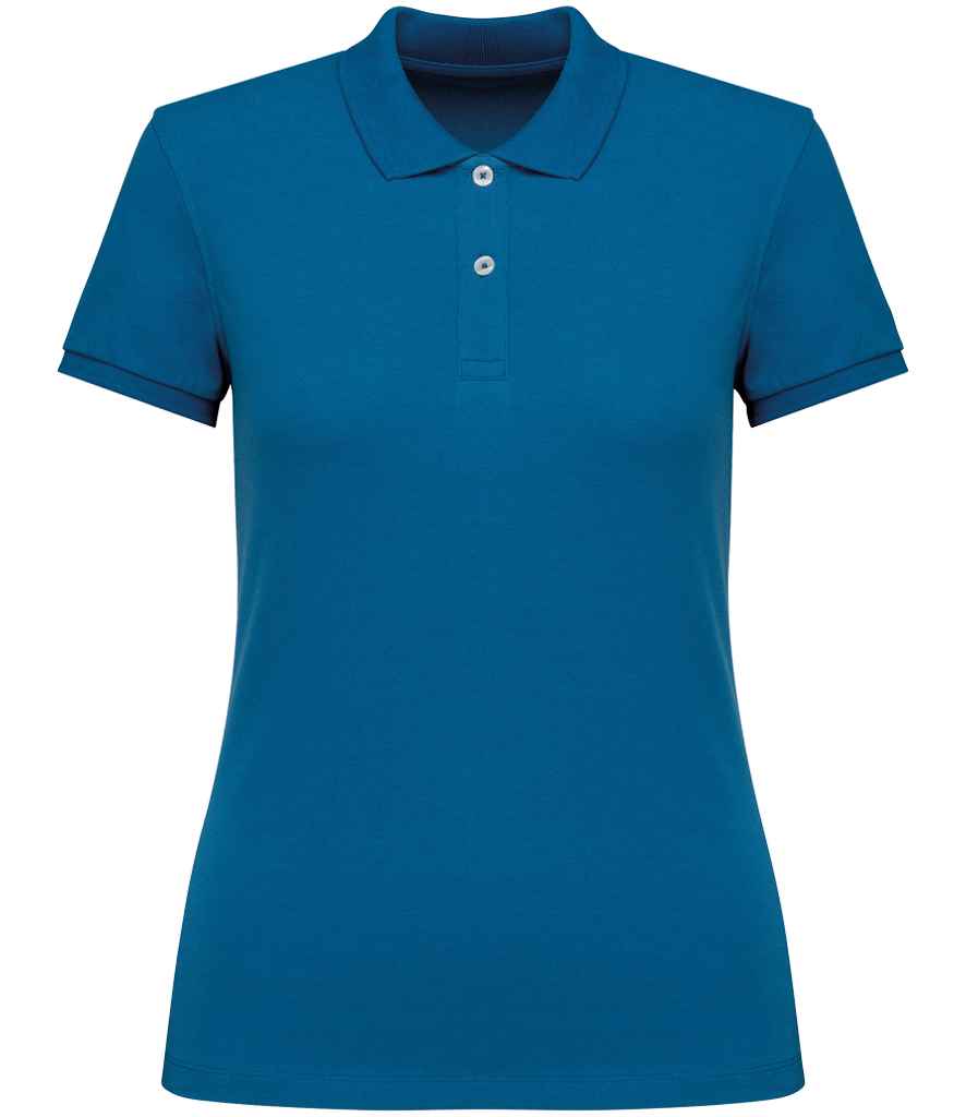 Native Spirit Ladies Piqué Polo Shirt | Blue Sapphire