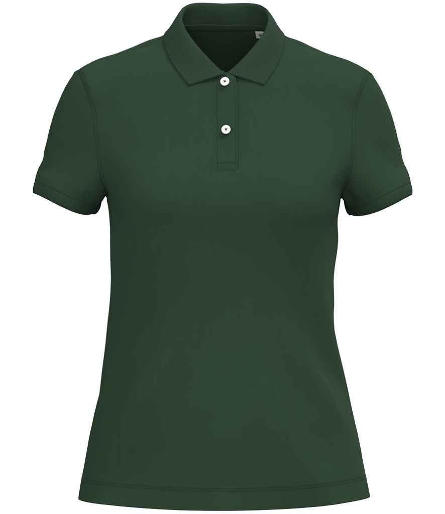 Native Spirit Ladies Piqué Polo Shirt | Forest Green