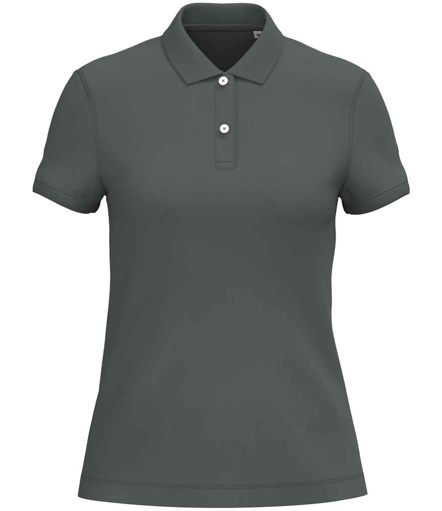 Native Spirit Ladies Piqué Polo Shirt | Iron Grey