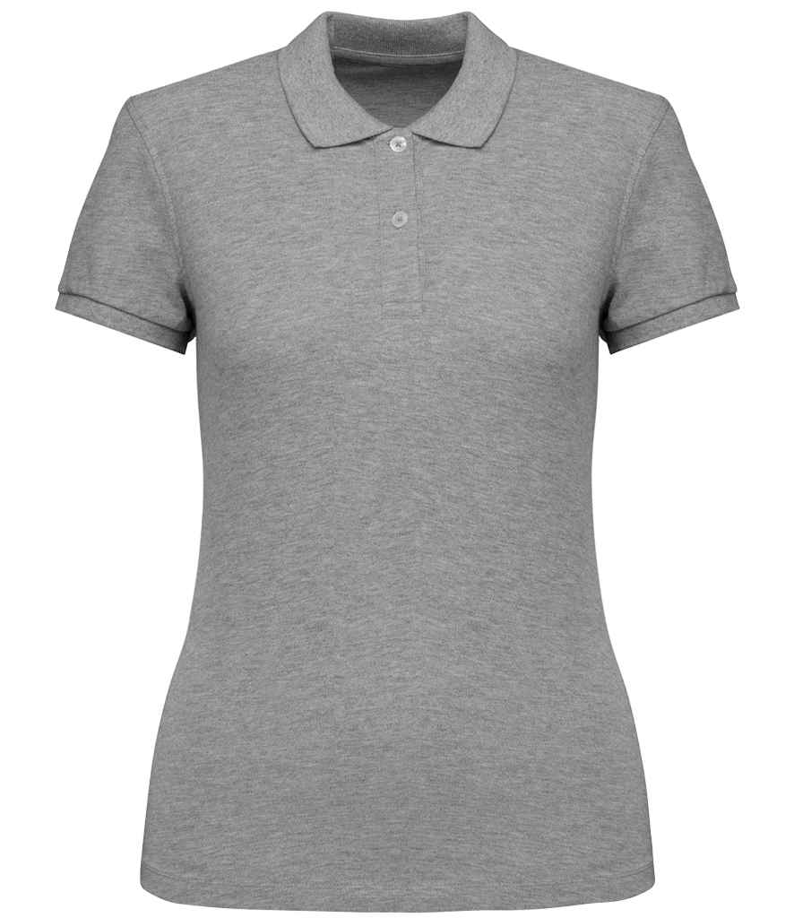 Native Spirit Ladies Piqué Polo Shirt | Moon Grey Heather