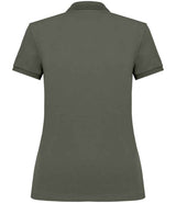 Native Spirit Ladies Piqué Polo Shirt | Organic Khaki thumbnail 2